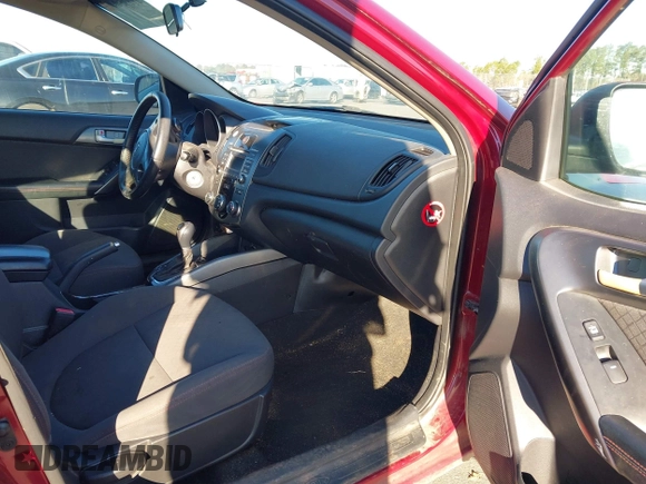 2012 Kia Forte SX with VIN KNAFW4A33C5595018, listed as a IAAI auction lot 41695047 with 187,356 mi miles. Bid and sale history available at carsss.com. Image 5.