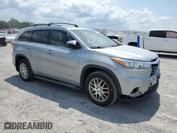 2015 Toyota Highlander Limited with VIN 5TDDCRFH1FS007412, listed as a Copart auction lot 55097685 with 271,579 mi miles and Clean title. Bid and sale history available at DreamBid. Image 4.