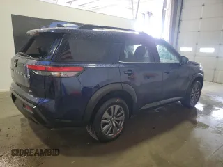 2024 Nissan Pathfinder SV with VIN 5N1DR3BA2RC283684, listed as a Copart auction lot 54403005 with 25,647 mi miles and Clean title. Bid and sale history available at DreamBid. Image 3.