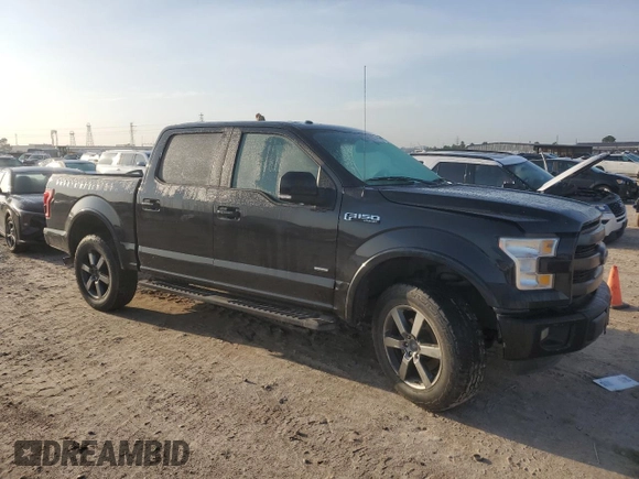 2015 Ford F-150 XL with VIN 1FTEW1CG4FKD08546, listed as a Copart auction lot 55944185 with 140,050 mi miles and Salvage title. Bid and sale history available at DreamBid. Image 4.