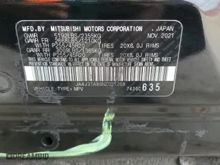 2022 Mitsubishi Outlander ES with VIN JA4J3TA80NZ051268, listed as a Copart auction lot 46453265 with 115,301 mi miles and Salvage Title. Bid and sale history available at carsss.com. Image 13.