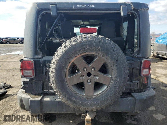 2011 Jeep Wrangler Rubicon with VIN 1J4HA6D11BL536151, listed as a Copart auction lot 44581625 with Not Provided miles and Salvage Title. Bid and sale history available at carsss.com. Image 6.