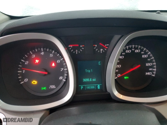 2010 Chevrolet Equinox LT w/1LT with VIN 2CNFLEEYXA6271777, listed as a Copart auction lot 87406894 with 190,366 mi miles and Clean Title. Bid and sale history available at carsss.com. Image 9.