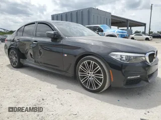 2018 BMW 5 Series 540i with VIN WBAJE5C51JWA94611, listed as a Copart auction lot 50367505 with 104,301 mi miles and Salvage Title. Bid and sale history available at carsss.com. Image 4.