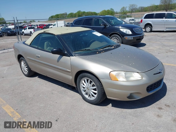 2002 Chrysler Sebring LXi with VIN 1C3EL55R62N279529, listed as a IAAI auction lot 42172867 with 79,536 mi miles and . Bid and sale history available at DreamBid. Image 1.