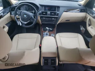 2017 BMW X3 xDrive28i with VIN 5UXWX9C55H0T14187, listed as a Copart auction lot 55049325 with 173,346 mi miles and Salvage Title. Bid and sale history available at DreamBid. Image 8.