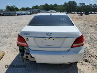 2015 Hyundai Equus Signature with VIN KMHGH4JH3FU099414, listed as a Copart auction lot 53717325 with 133,561 mi miles and Salvage Title. Bid and sale history available at DreamBid. Image 6.