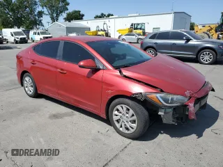 2017 Hyundai Elantra SE with VIN 5NPD74LF9HH153530, listed as a Copart auction lot 60851745 with 138,081 mi miles and Salvage title. Bid and sale history available at DreamBid. Image 4.