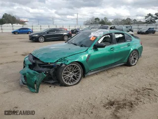2023 BMW M3 Competition xDrive with VIN WBS43AY07PFR11218, listed as a Copart auction lot 44786635 with 0 mi miles and Salvage Title. Bid and sale history available at carsss.com. Image 1.