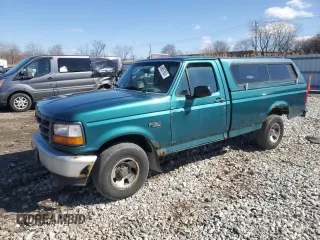 1996 Ford F-150 Special with VIN 1FTEF15Y0TLA97972, listed as a Copart auction lot 49657855 with 161,273 mi miles and Salvage Title. Bid and sale history available at carsss.com. Image 1.