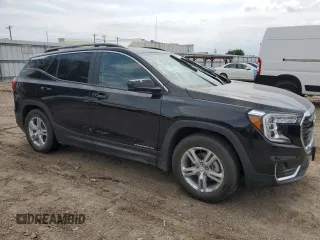2022 GMC Terrain SLE with VIN 3GKALMEV5NL269942, listed as a Copart auction lot 54278465 with Not provided miles and Salvage title. Bid and sale history available at DreamBid. Image 4.