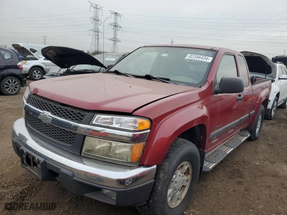 2004 Chevrolet Colorado LS Z85 with VIN 1GCDT196948113278, listed as a Copart auction lot 82356434 with 129,735 mi miles and Clean Title. Bid and sale history available at carsss.com. Image 1.