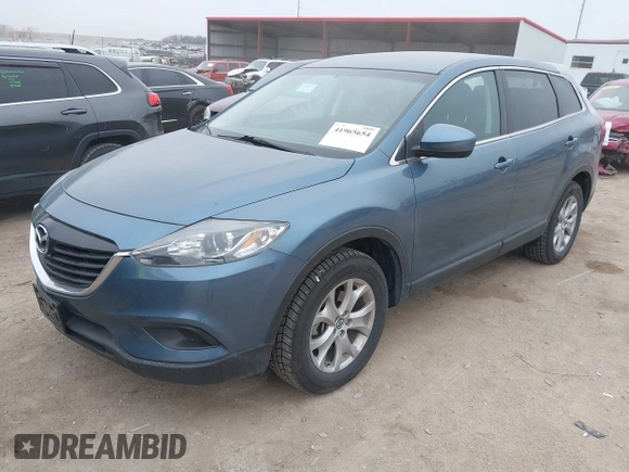 2015 Mazda CX-9 Touring with VIN JM3TB3CA1F0459163, listed as a IAAI auction lot 41965654 with 35,847 mi miles. Bid and sale history available at carsss.com. Image 18.