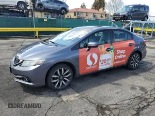 2015 Honda Civic EX-L z VIN 2HGFB2F94FH542794, wystawiony jako Copart lot #55478245 z przebiegiem 149 903 mil mil oraz Szkoda całkowita • Salvage title. Historia ofert i sprzedaży dostępna na DreamBid. Obrazek 1.