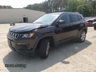 2018 Jeep Compass Latitude with VIN 3C4NJCBB5JT293501, listed as a Copart auction lot 59191235 with Not provided miles and Salvage title. Bid and sale history available at DreamBid. Image 1.