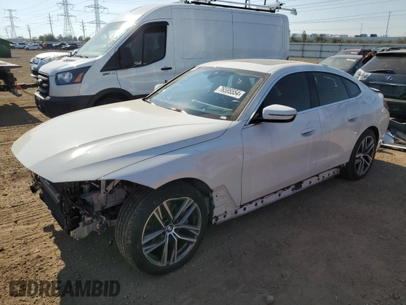2024 BMW 4 Series 430i xDrive with VIN WBA73AV02RFS07792, listed as a Copart auction lot 76595554 with 3,916 mi miles and Salvage Title. Bid and sale history available at carsss.com. Image 1.