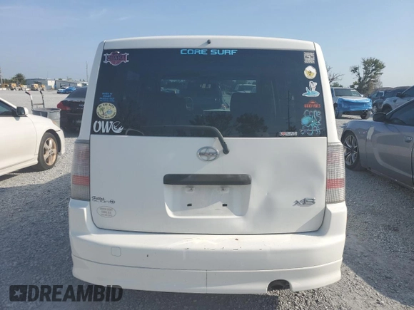2006 Scion xB z VIN JTLKT334264097188, wystawiony jako Copart lot #57540745 z przebiegiem 190 794 mil mil oraz Szkoda całkowita • Salvage title. Historia ofert i sprzedaży dostępna na DreamBid. Obrazek 6.