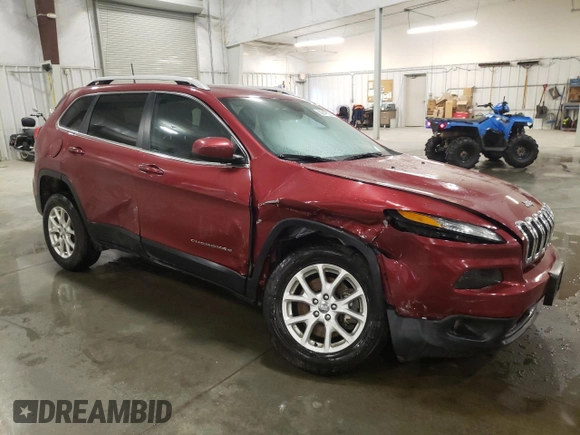2017 Jeep Cherokee Latitude z VIN 1C4PJMCS7HW587810, wystawiony jako Copart lot #60847625 z przebiegiem 39 950 mil mil oraz Szkoda całkowita • Salvage title. Historia ofert i sprzedaży dostępna na DreamBid. Obrazek 4.