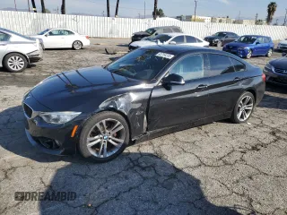 2015 BMW 4 Series 428i with VIN WBA4A5C57FD410621, listed as a Copart auction lot 42754235 with 122,822 mi miles and Salvage Title. Bid and sale history available at carsss.com. Image 1.