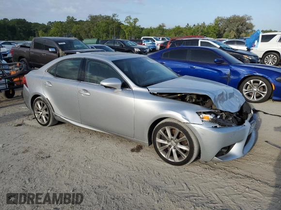 2016 Lexus IS 200t with VIN JTHBA1D29G5001392, listed as a Copart auction lot 52383735 with 108,383 mi miles and Non Repairable. Bid and sale history available at DreamBid. Image 4.