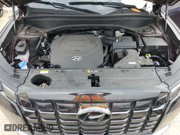 2024 Hyundai Palisade Limited z VIN KM8R54GE9RU738186, wystawiony jako Copart lot #45178775 z przebiegiem 8 593 mil mil oraz Szkoda całkowita • Salvage title. Historia ofert i sprzedaży dostępna na DreamBid. Obrazek 12.
