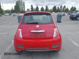 2015 FIAT 500 Sport with VIN 3C3CFFBR2FT528116, listed as a IAAI auction lot 42136399 with 114,548 mi miles. Bid and sale history available at carsss.com. Image 16.