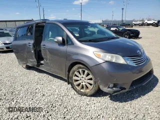 2014 Toyota Sienna Ltd with VIN 5TDDK3DC8ES093131, listed as a Copart auction lot 50407045 with 0 mi miles and Salvage Title. Bid and sale history available at carsss.com. Image 4.