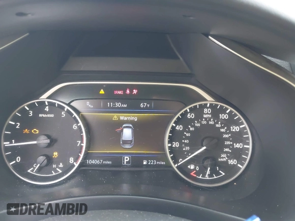 2018 Nissan Murano SV with VIN 5N1AZ2MGXJN138318, listed as a IAAI auction lot 41332561 with 104,067 mi miles and . Bid and sale history available at DreamBid. Image 7.