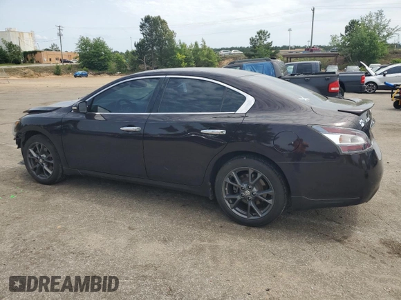 2014 Nissan Maxima SV z VIN 1N4AA5AP9EC454320, wystawiony jako Copart lot #57100695 z przebiegiem 149 083 mil mil oraz Szkoda całkowita • Salvage title. Historia ofert i sprzedaży dostępna na DreamBid. Obrazek 2.