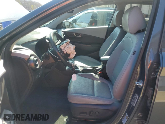 2020 Hyundai Kona Limited z VIN KM8K33A5XLU442577, wystawiony jako Copart lot #52168935 z przebiegiem 17 442 mil mil oraz Szkoda całkowita • Salvage title. Historia ofert i sprzedaży dostępna na DreamBid. Obrazek 7.