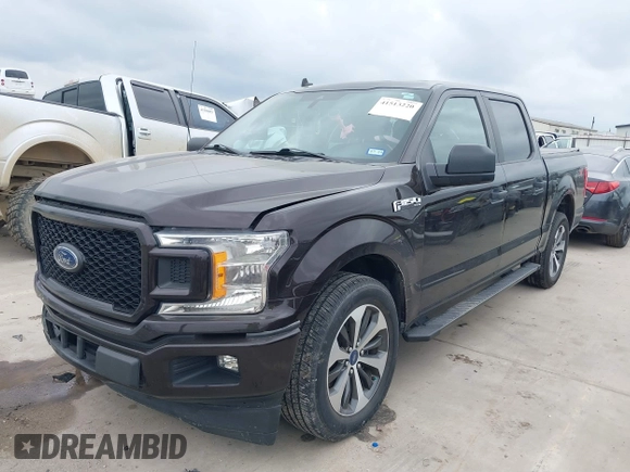 2020 Ford F-150 XL with VIN 1FTEW1CP2LKE93367, listed as a IAAI auction lot 41513220 with 59,330 mi miles. Bid and sale history available at carsss.com. Image 2.