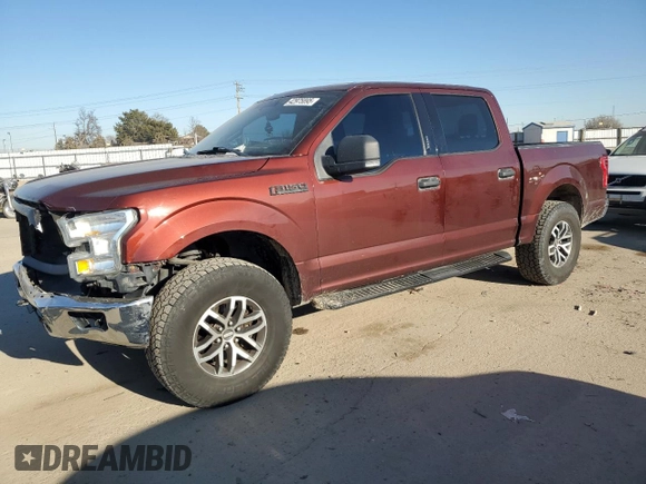 2015 Ford F-150 XLT with VIN 1FTEW1E81FKD22779, listed as a Copart auction lot 42975895 with 144,062 mi miles and Salvage Title. Bid and sale history available at carsss.com. Image 1.