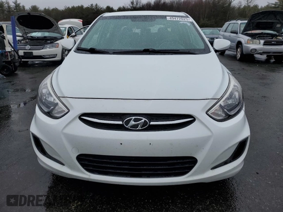 2017 Hyundai Accent SE with VIN KMHCT5AE3HU323969, listed as a Copart auction lot 49472025 with 111,813 mi miles and Salvage Title. Bid and sale history available at carsss.com. Image 5.