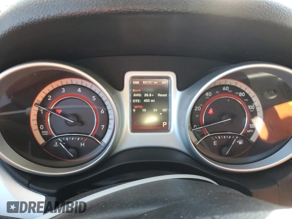 2018 Dodge Journey SE with VIN 3C4PDCAB6JT474429, listed as a Copart auction lot 47387345 with 60,727 mi miles and Salvage Title. Bid and sale history available at DreamBid. Image 9.