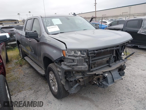 2019 Chevrolet Silverado 1500 LT with VIN 3GCPYDEK1KG242867, listed as a IAAI auction lot 41342133 with 119,442 mi miles. Bid and sale history available at carsss.com. Image 1.