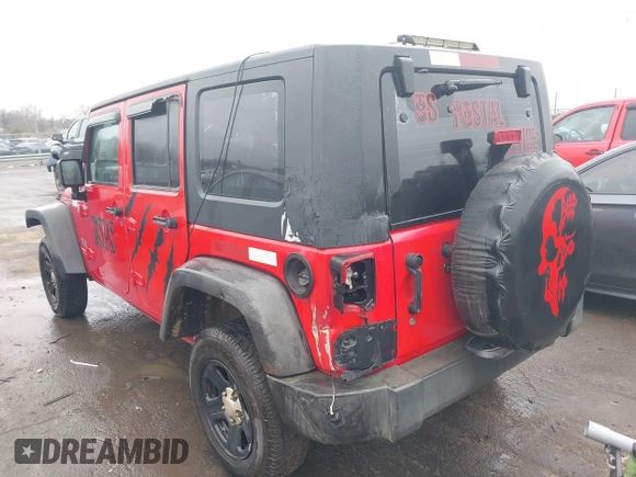 2009 Jeep Wrangler Unlimited X with VIN 1J4GZ39159L711992, listed as a IAAI auction lot 41416000 with 270,461 mi miles. Bid and sale history available at carsss.com. Image 3.
