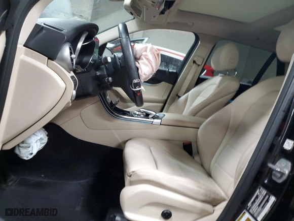 2017 Mercedes-Benz GLC with VIN WDC0G4KB0HF192976, listed as a Copart auction lot 49493005 with 107,499 mi miles and Salvage Title. Bid and sale history available at carsss.com. Image 7.