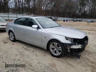 2009 BMW 5 Series 528i with VIN WBANU53599C121844, listed as a Copart auction lot 87062774 with 111,240 mi miles and Salvage Title. Bid and sale history available at carsss.com. Image 4.