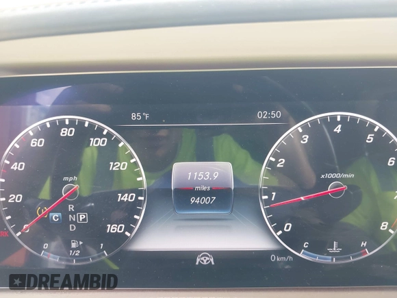 2018 Mercedes-Benz S 560 with VIN WDDUG8GB3JA380620, listed as a IAAI auction lot 41722426 with 94,007 mi miles and . Bid and sale history available at carsss.com. Image 7.