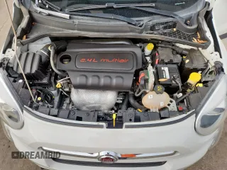 2018 FIAT 500X Lounge with VIN ZFBCFXDB9JP651302, listed as a Copart auction lot 59435875 with 63,186 mi miles and Salvage title. Bid and sale history available at DreamBid. Image 11.