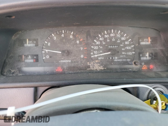 1997 Toyota T100 DX with VIN JT4UN22D7V0035205, listed as a Copart auction lot 75953824 with 196,449 mi miles and Salvage Title. Bid and sale history available at DreamBid. Image 9.