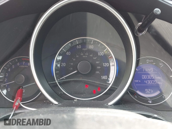 2019 Honda Fit LX with VIN 3HGGK5H41KM728618, listed as a IAAI auction lot 42457662 with 83,851 mi miles and . Bid and sale history available at DreamBid. Image 7.
