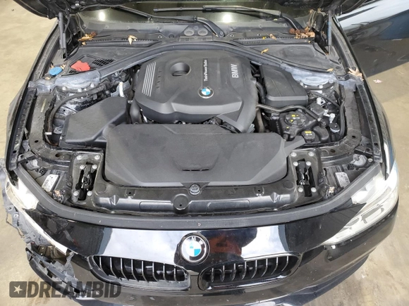 2018 BMW 3 Series 330i with VIN WBA8B9G56JNU98063, listed as a Copart auction lot 48202215 with 38,782 mi miles and Salvage title. Bid and sale history available at DreamBid. Image 12.