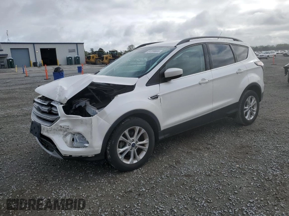 2017 Ford Escape SE with VIN 1FMCU0GD8HUD84748, listed as a Copart auction lot 51239865 with 111,561 mi miles and Salvage Title. Bid and sale history available at carsss.com. Image 1.