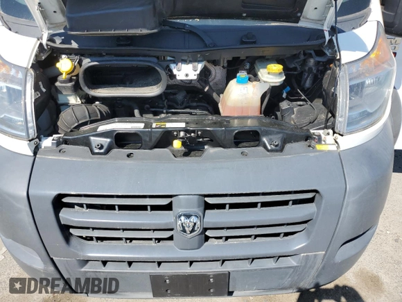 2018 Ram ProMaster Cargo with VIN 3C6TRVAG8JE103274, listed as a Copart auction lot 87356684 with 268,754 mi miles and Clean Title. Bid and sale history available at DreamBid. Image 12.