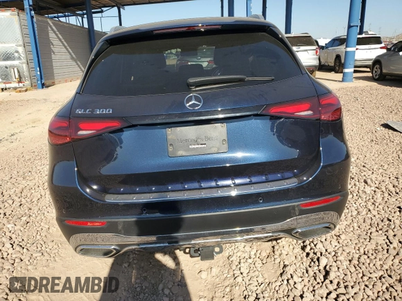2023 Mercedes-Benz GLC with VIN W1NKM4GB4PU017391, listed as a Copart auction lot 83673174 with 27,495 mi miles and Salvage Title. Bid and sale history available at carsss.com. Image 6.