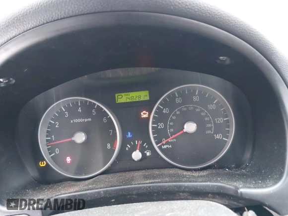 2008 Hyundai Accent GS with VIN KMHCM36C98U062601, listed as a IAAI auction lot 41565161 with 148,281 mi miles. Bid and sale history available at carsss.com. Image 7.