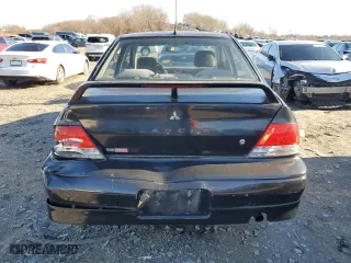 2002 Mitsubishi Lancer OZ-Rally with VIN JA3AJ86E42U083493, listed as a Copart auction lot 86426834 with 158,136 mi miles and Clean Title. Bid and sale history available at carsss.com. Image 6.