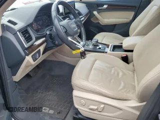 2018 Audi Q5 Premium Plus with VIN WA1BNAFY6J2163328, listed as a Copart auction lot 65366225 with 58,391 mi miles and Salvage title. Bid and sale history available at DreamBid. Image 7.