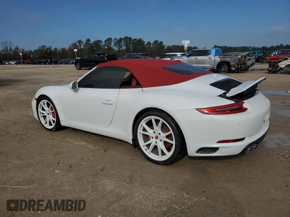 2017 Porsche 911 Carrera with VIN WP0CA2A92HS141493, listed as a Copart auction lot 84995714 with Not Provided miles and Non Repairable. Bid and sale history available at DreamBid. Image 2.